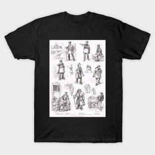 Extinct types of Old London Life 1890 T-Shirt